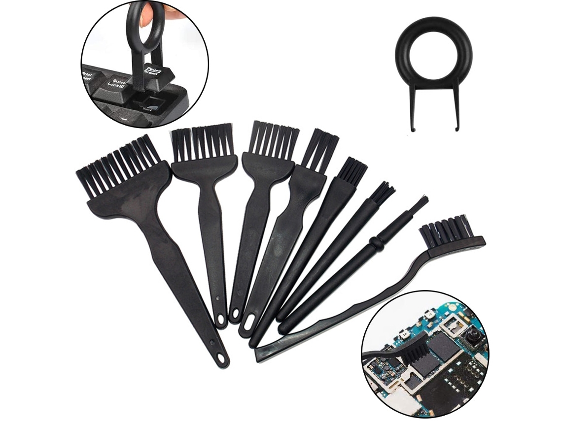 Cepillo Para Polvo De Teclado (8 Piezas)
