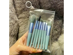 Conjunto De 8 Pincéis De Maquiagem Portáteis, Mini Pincéis Macios Para Corretivo, Pó Solto, Sombra, Base, Ferramentas De Beleza. Everley891