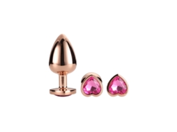 Plug Anal DREAM TOYS Gleaming Love (Dourado - Ø 4,1 cm)