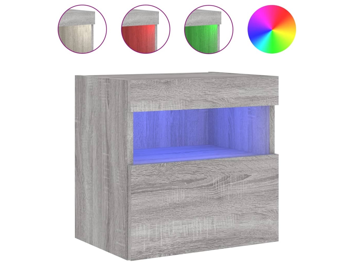 Tv Wall Cabinet, Tv Wall Cabinets Vidaxl Cinzeto Madeira Processada (n/a)