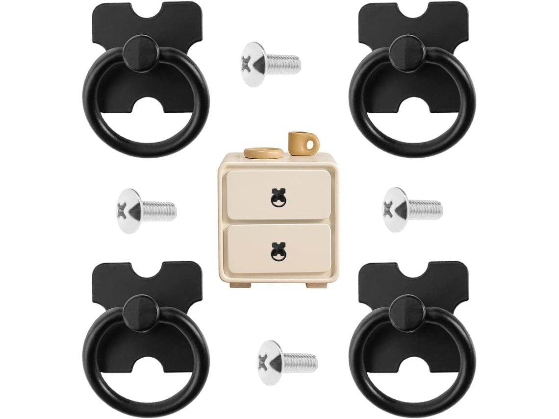 Conjunto de 4 Puxadores Vintage para Gavetas BRILVIBERA