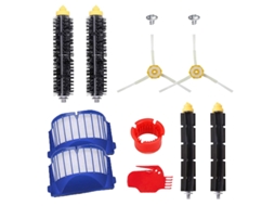Aero vac filtros escovas de cerdas batedor escovas laterais para irobot roomba série 600 620 650 660 680 peças aspirador pó