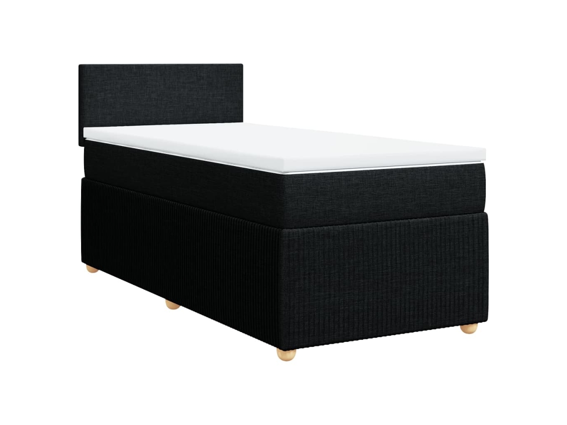 Box Spring Bed, Box Spring Beds Vidaxl Preto Tecido (80 X 200 Cm)