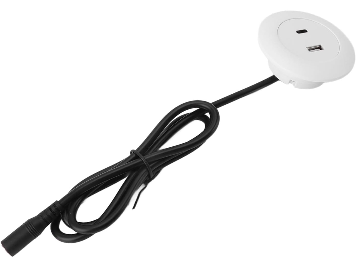 Cubo De Escrita Usb, 5v 2a 10w, Abs Retardante Flash, Eua (branco)