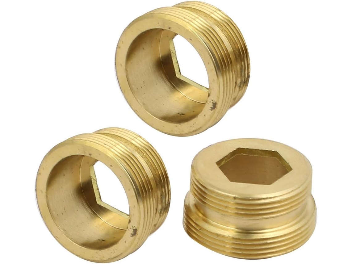 3 Peças Adaptador de Torneira Filtro Água com Rosca Macho M24x1mm para M22x1mm CHABERLU