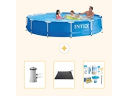 Intex Piscina Com Estrutura Redonda - 366x76 Cm - 4-peças S22470