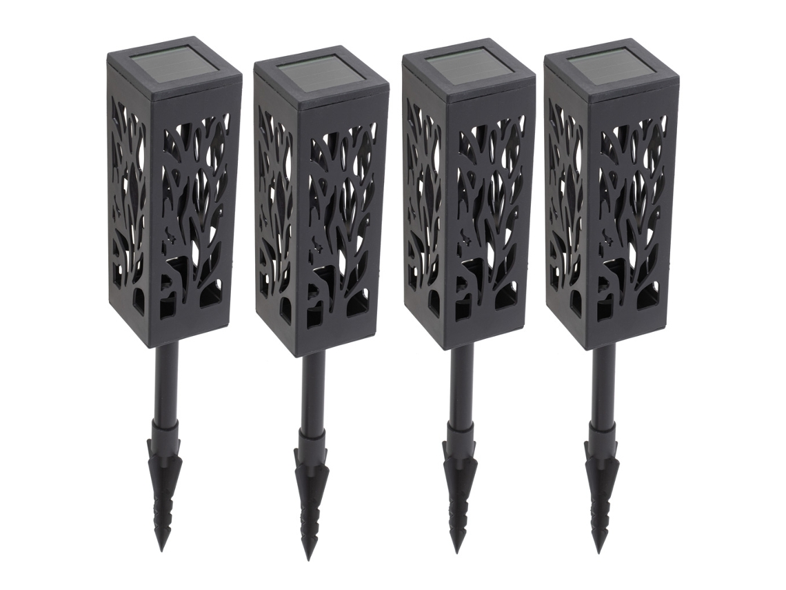 Lanternas Solares para Jardim Embalagem com 4 Unidades NORTHIX