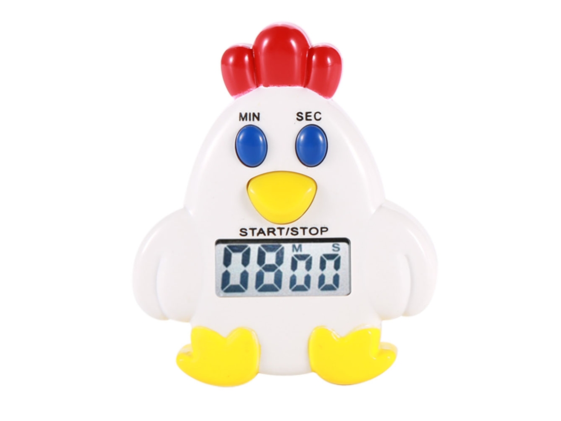 Cronômetro Digital LCD de Cozinha Animado Cute para Cozinhar e Assar com Contagem Regressiva