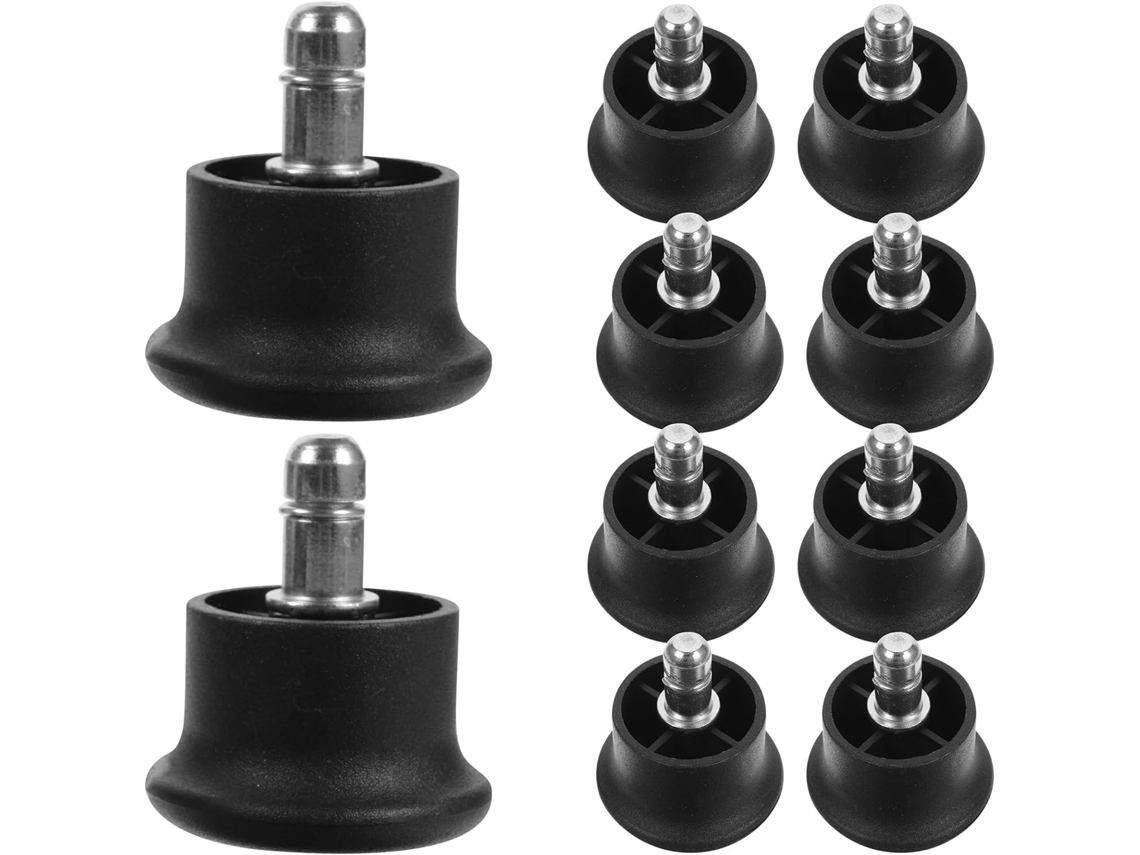 Rodízios Fixos Para Cadeiras E Móveis, 10 Peças, Abs E Metal