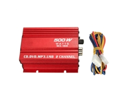 Amplificador De Potência De Áudio Estéreo Hifi Hiborth 500w 12v Mini 2ch Para Carro Com Alto-falante Mp3 Portátil