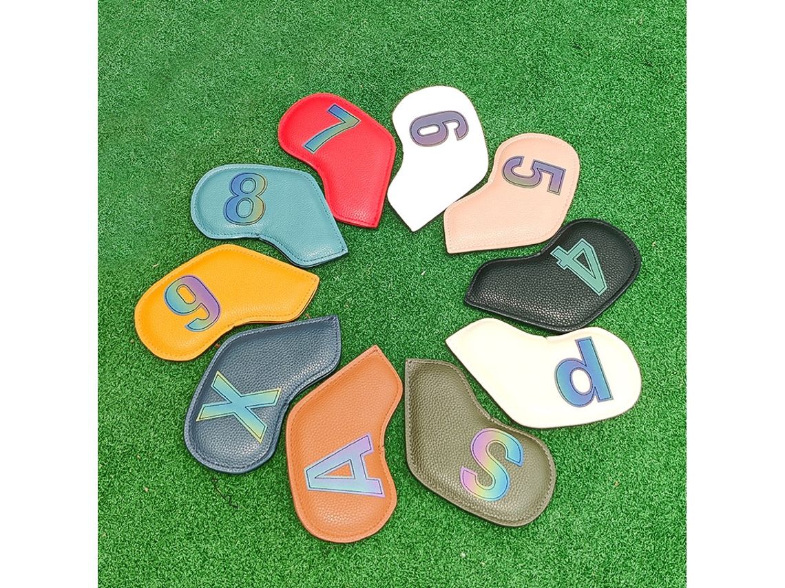 Conjunto de 3 Capas BRILVIBERA para Cabeça de Tacos de Golfe, com Pescoço Longo (pretas)