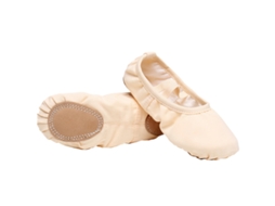 Sapatilhas De Ballet Para Meninas/toddler/crianças/mulheres, Sapatilhas De Yoga Em Couro Para Dança