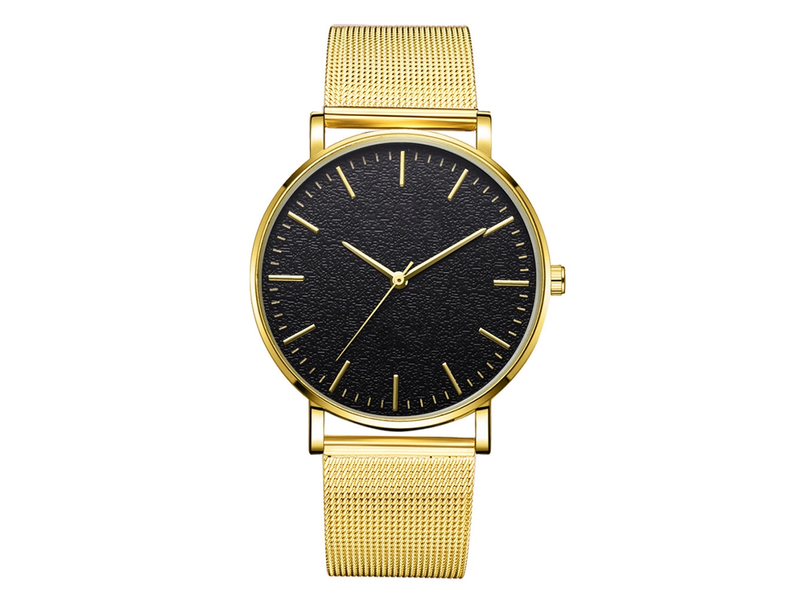 Reloj De Pulsera Analógica Redondo De Cuarzo Moda Simple Accesorio De Joyería