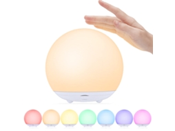 Luz Noturna Infantil, Luminria De Cabeceira Recarregvel Via Usb, Luz Noturna Para Bebs Com Luz Quente Gradualmente Regulvel E Aquaforge