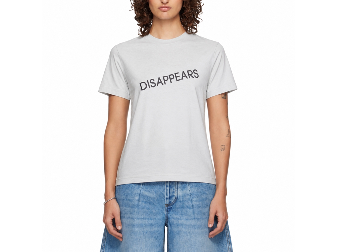 Disappears Tilted Logo T-shirt Unisex Adults Size:l