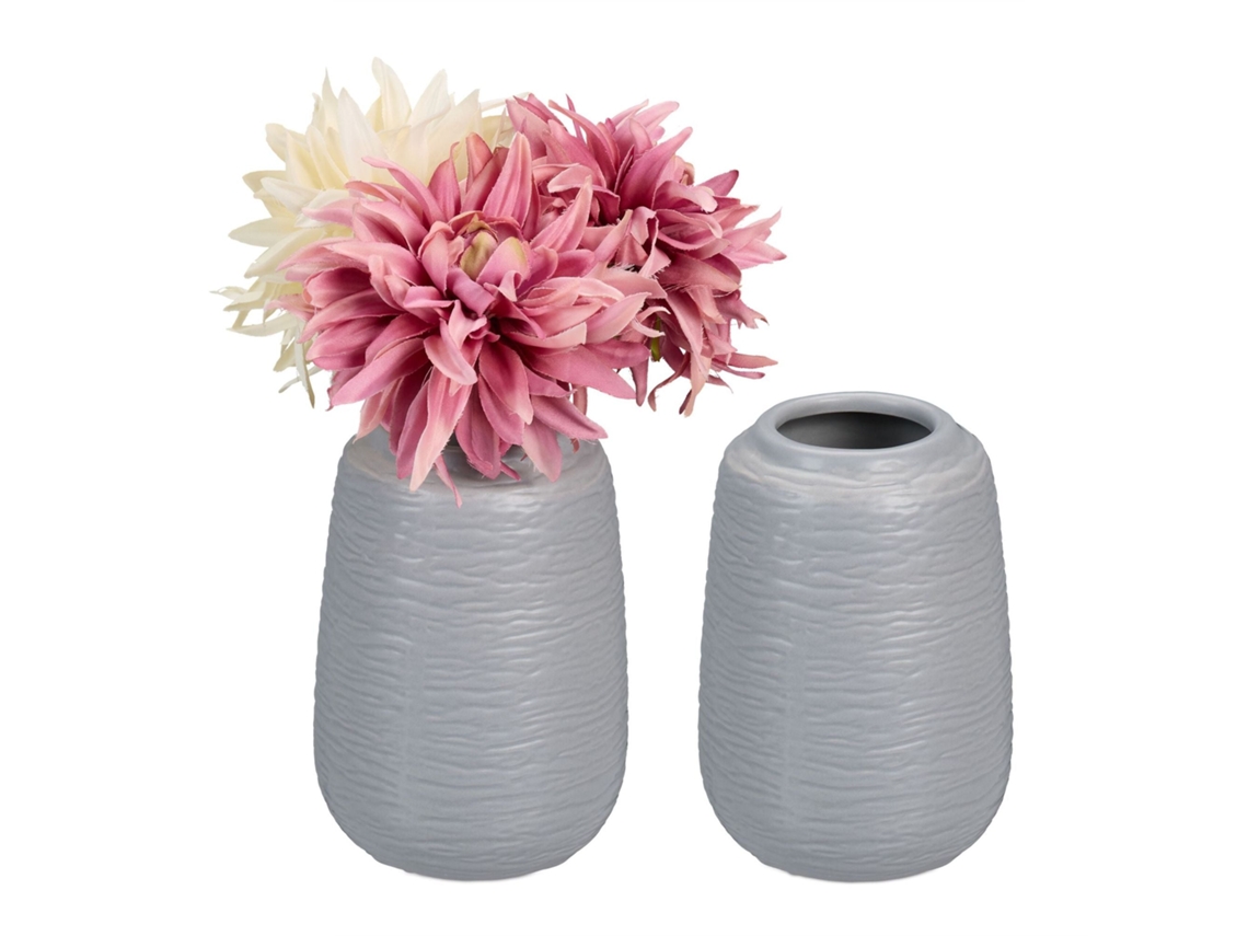 Conjunto De Vasos De Cerâmica Rústica Para Decoração