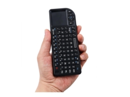 Mini Teclado Sem Fio 2.4g, Mouse Voador, Touchpad Portátil, Usblack, Teclados E Teclados Numéricos Everley891
