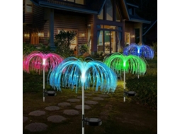 Luzes Solares De Jardim Sl.gt Fibra Em Formato De Água Viva Ip65 À Prova Dágua Para Gramado, Jardim, Pátio, Decoração De Natal, Aquaforge