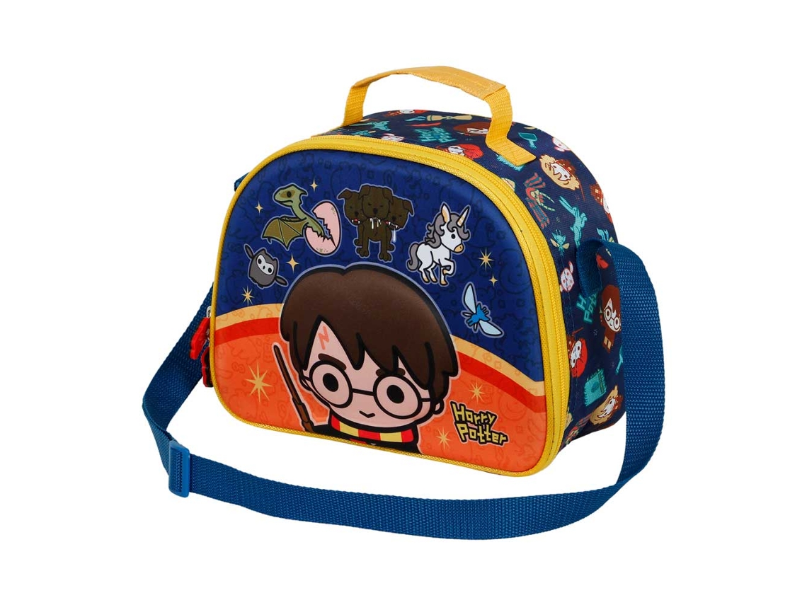 Lancheira Harry Potter Crest 3D Laranja