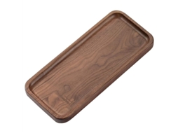 Lurelia Bandeja De Frutas Retangular Madeira Natural 30 X 13 Cm Para Pão, Fruta E Snacks