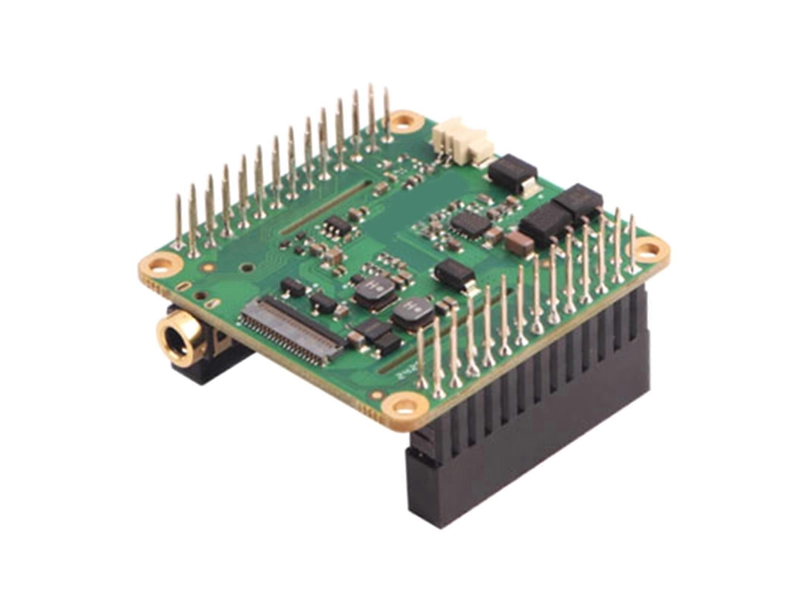Placa De Expansão Poe Hat Com Interface De Áudio E Saída De Tela Conectada A Mipi Slowmoose