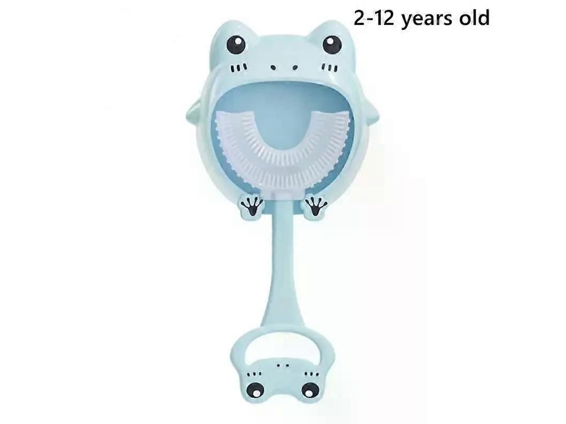 Escova de Dentes Infantil em Formato U, Feita Silicone Livre Bpa, Ideal para Higiene Bucal Bebês e Recém nas Cidos. Mordedor Acessór GOKOCO