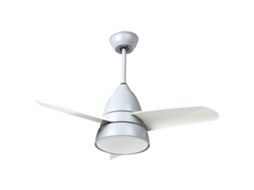Ventilador De Teto Com Luz Strawberry Com Comando Remoto Led Cinzento