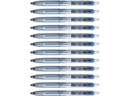 Pacote com 12 Canetas de Tinta Gel Retráteis com Cabo Ergonômico Ponta de 0,5 Mm SFUSHOS