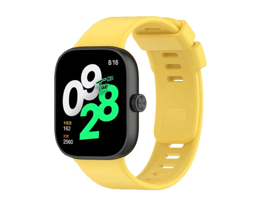 Bracelete Silicone GIFT4ME Compativel com Xiaomi Redmi Watch 4 Amarelo