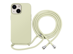 Moxie Capa Para Iphone 13 Em Tpu Premium Color Lace Com Cordão De Pescoço Verde Pastel