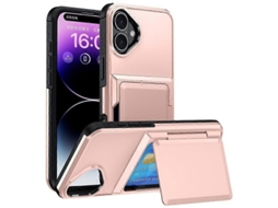 Capa De Celular À Prova De Choque Com Suporte Para Cartão Kalebol Flip