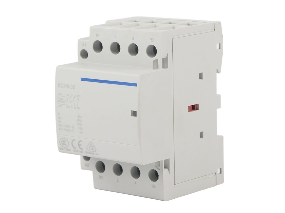 Contacto Ac Doméstico 4p 32a Montagem Rail Din 2no 2nc