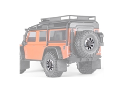 Aro De Roda De Metal Beadlock 4pcs Compatível Com Axial Scx10 90046 Traxxas Trx4 Rc4wd D90 Carro Rc
