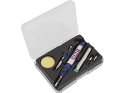 Kit De Micro Maçarico A Butano Ak2953 Com 10 Peças