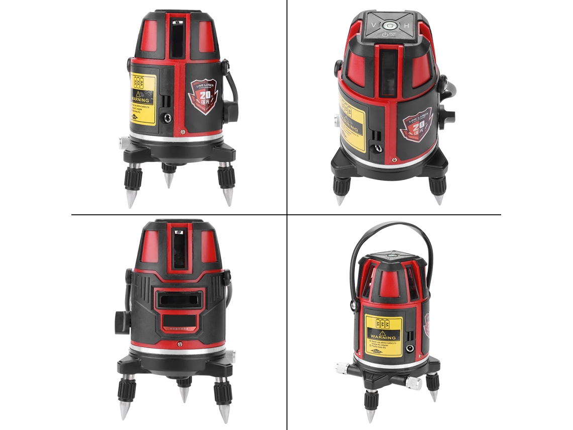 Laxiscreed Nível Laser Com Cruz Horizontal E Vertical, Precisão De 5 Linhas E Marcações Multiângulo
