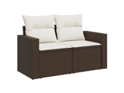 Garden Sofa, Garden Sofas Vidaxl Marrom Rattan / Vime (n/a)