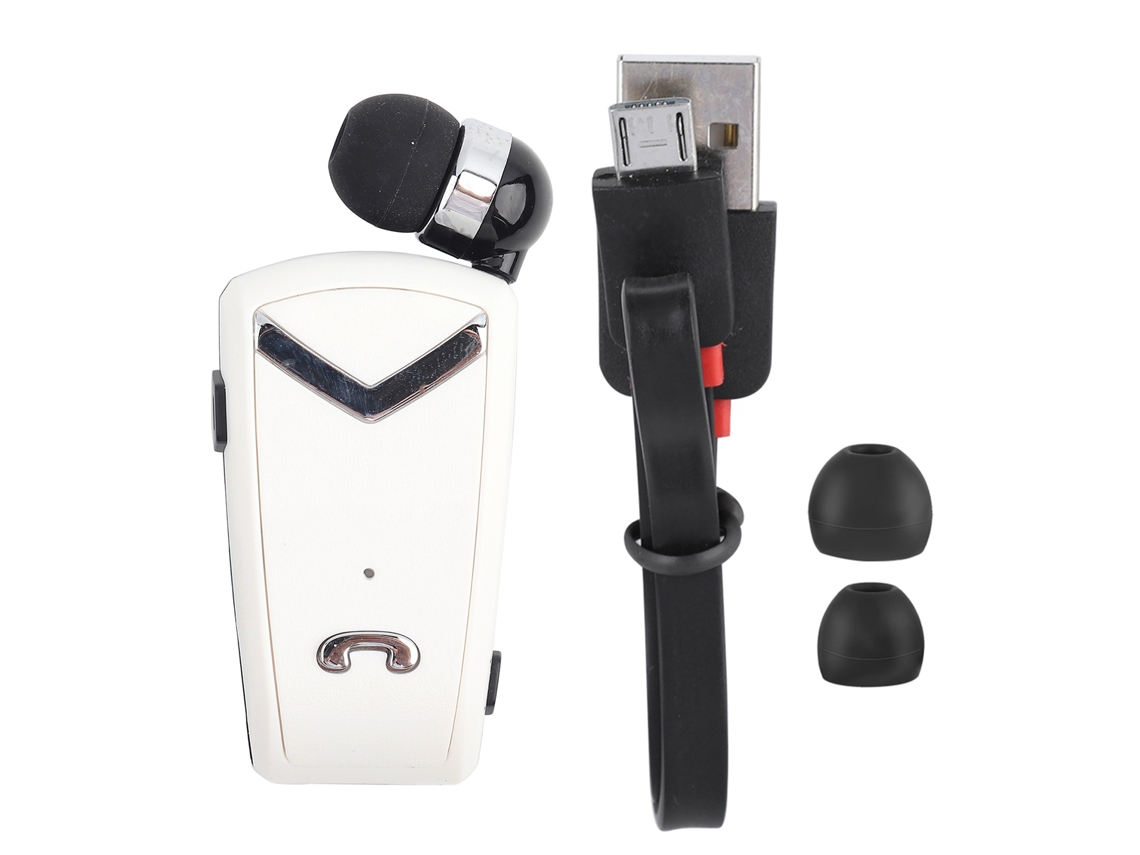 Fone de Ouvido Bluetooth Marca Autorizada Fineblue F v2 Fone de Ouvido Bluetooth Estéreo Retrátil (branco) EOOCOO (estéreo Retrátil)