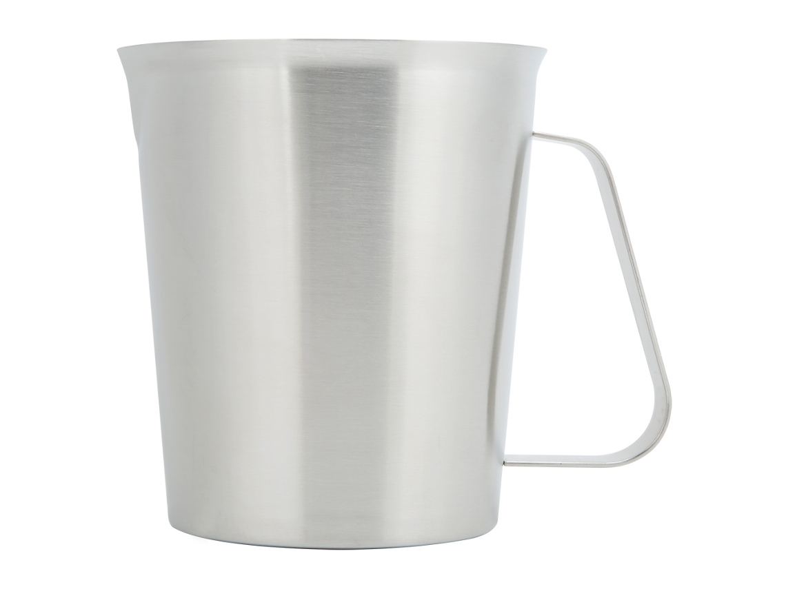 Xícara de medição de aço inox 1500ml com escala, para cozinha e baking | S/MARCA