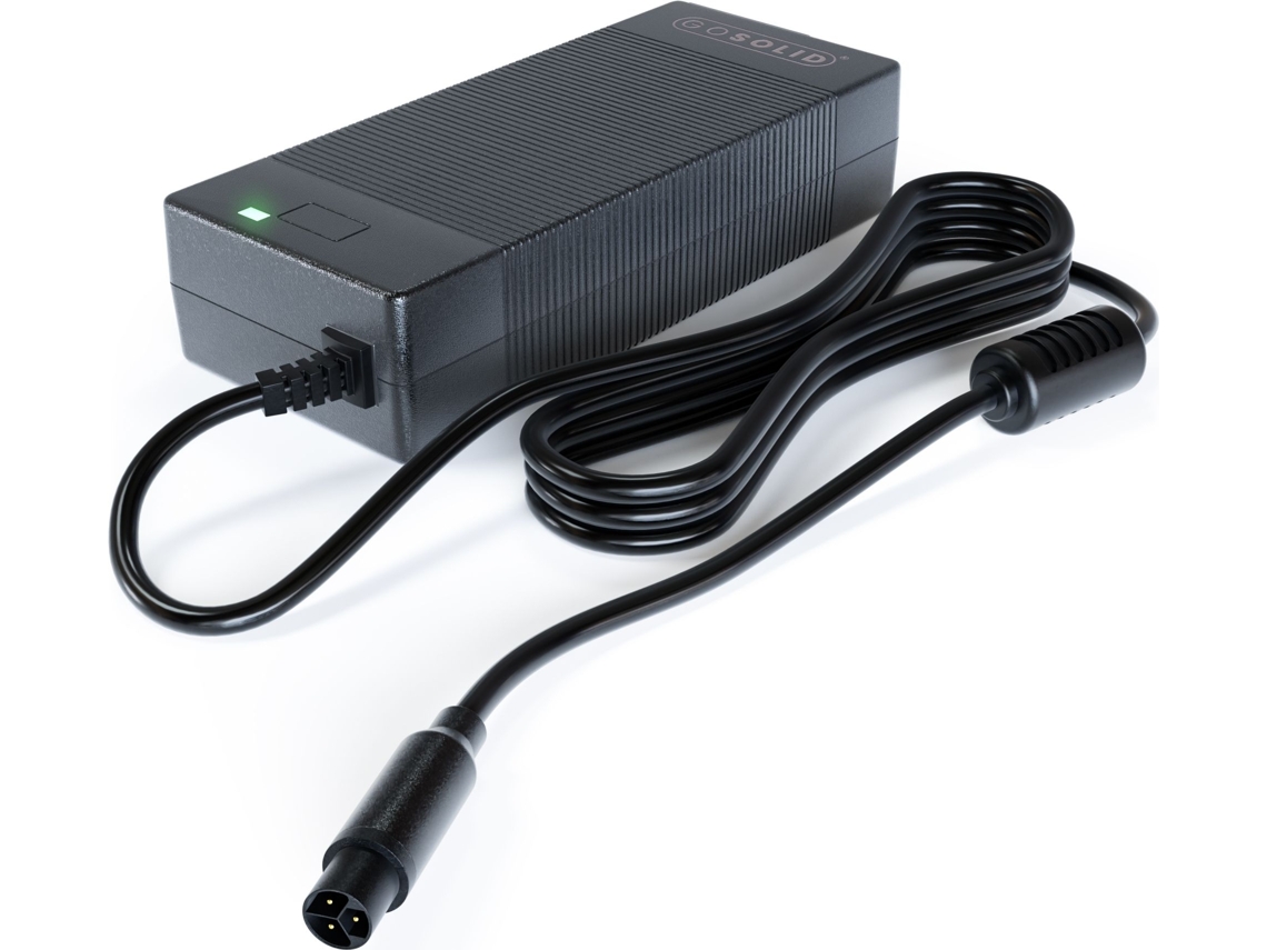 Carregador compatível com bicicletas elétricas GO SOLID Watt 42v/2a! (3 pinos)