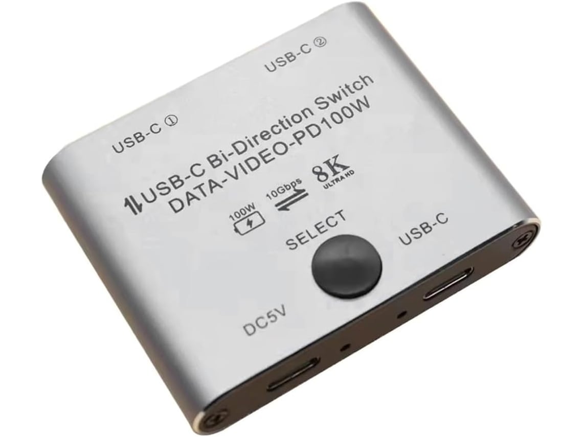 Switch Kvm Bidirecional Usb c 8k 60hz SFUSHOS