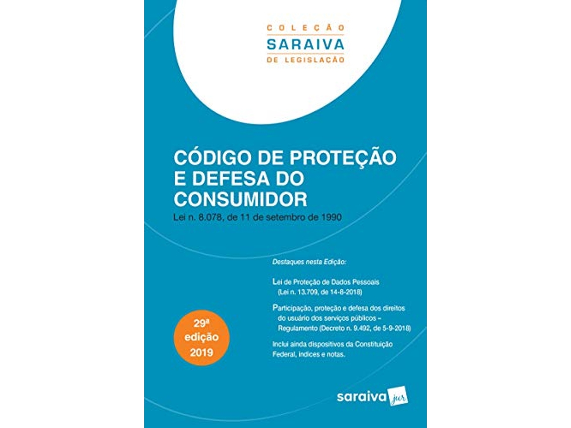 Livro Codigo De Protecao E D.Do Consumidor 29Ed/19 (Português)