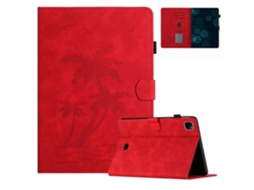 Capa de couro inteligente Webake para tablet com design de coqueiro