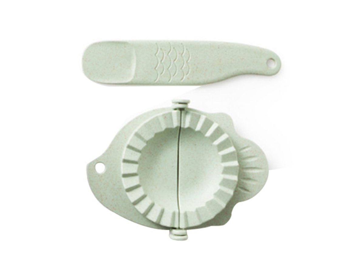 Conjunto de prensa para bolinhos de massa com colher multifuncional plástico PP hanging verde S/MARCA