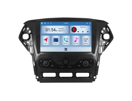 Autorrádio Multimédia 6Gb Ram 128Gb Rom Carplay ROVERONE para Ford Mondeo Fusion 2010-2014 Carro Rádio Bluetooth Gps Navegação