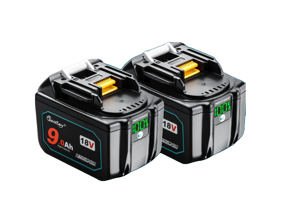 Bateria De Íon De Lítio 18v, Capacidade De 9000mah, Taxa De Descarga 8c,2 Pcs 9ah Bateria Oem