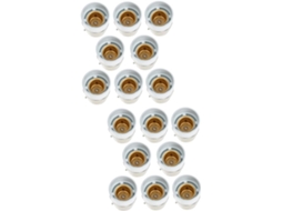 Conjunto De 16 Adaptadores Para Soquetes De Lâmpadas, Conversores De Base Para Lâmpadas, Conectores Gokoco