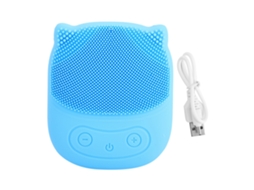 Pincel De Limpeza Elétrico Silicone Vibração Ultrassônica Poros Massagem