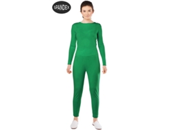 Fato de Mulher CAR&GUS Conjunto de Collant de Elastano Verde de 2 Peças (Tam.: M/L)