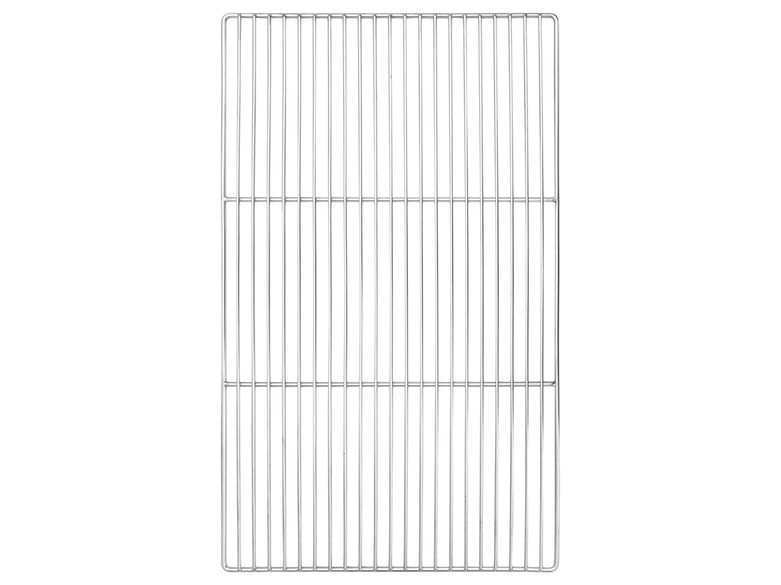 Conjunto 1 Grelha Para Churrasqueira Externa Vidaxl Prateado Aço Inoxidável (67 X 40 Cm)