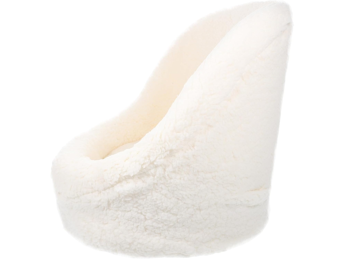 Sofá Fotográfico Infantil Iplusmile Para Meninos E Meninas, Em Tecido De Pelúcia Branco Confortável, Acessório